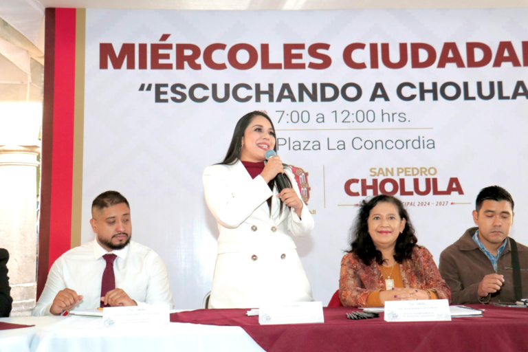 Inicia el primer Miércoles Ciudadano – Escuchando a Cholula en San Pedro Cholula