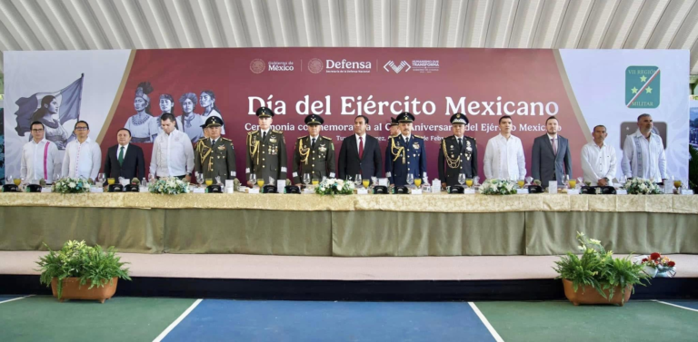 Chiapas rinde homenaje al Ejército Mexicano en su 112 aniversario