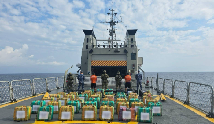 Fuerzas federales aseguran embarcaciones con casi dos toneladas de cocaína en Oaxaca