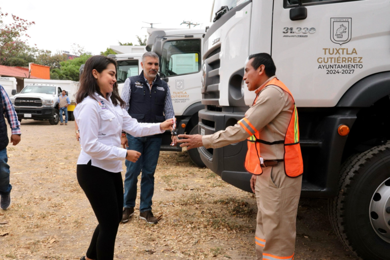 Refuerzan recolección de residuos en Tuxtla para mejorar el servicio a la ciudadanía