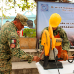 El Ejército Mexicano destruye armamento en Tuxpan como parte de su compromiso con la seguridad y la paz.