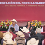 Gobernadora Rocío Nahle participa en el Foro Ganadero 2025 en Boca del Río