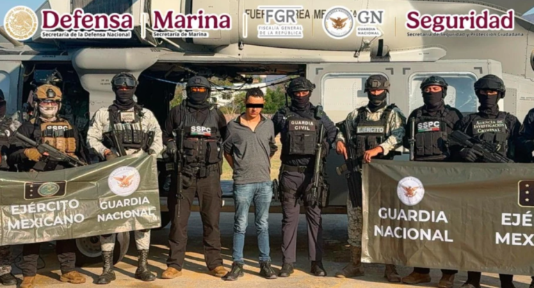 Detienen en Apatzingán a dos operadores criminales vinculados con extorsión y homicidios