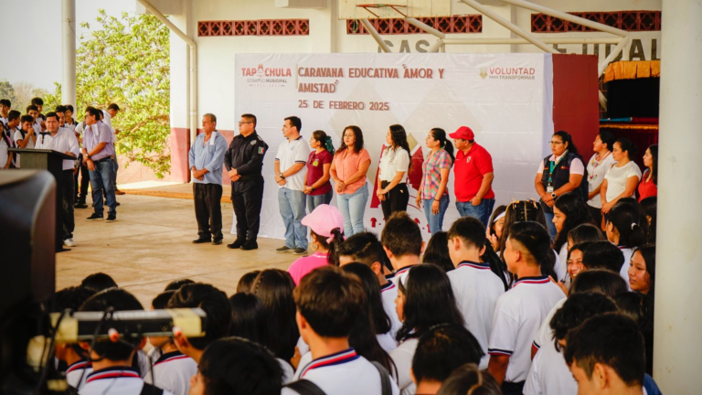 Caravana Educativa «Amor y Amistad» fomenta aprendizaje y valores en Tapachula