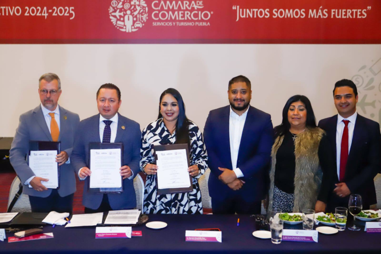 San Pedro Cholula fortalece su desarrollo económico con convenio entre Ayuntamiento y Canaco Puebla