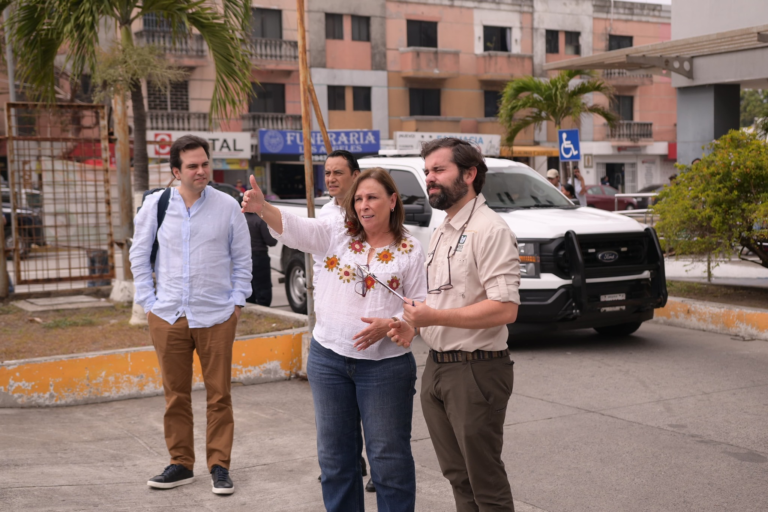 Gobernadora Rocío Nahle y director del IMSS supervisan infraestructura hospitalaria en Veracruz