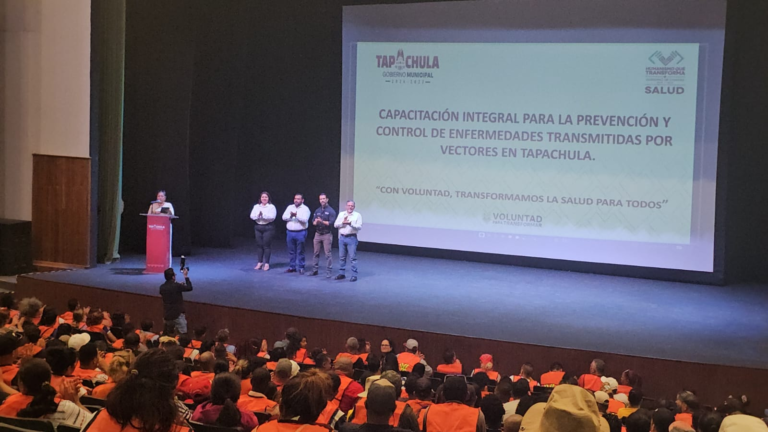 Ayuntamiento de Tapachula y Jurisdicción Sanitaria No. VII fortalecen acciones de prevención y control de enfermedades transmitidas por vectores”.