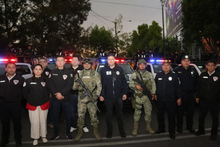 Autoridades refuerzan seguridad en la CDMX y desmantelan red de autopartes ilegales