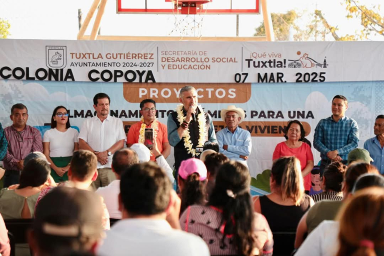 Avanza proyecto “Almacenamiento Seguro” en Llano del Tigre, en Copoya