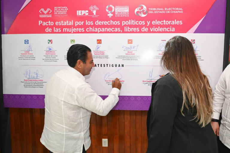 Eduardo Ramírez reafirma su compromiso con la participación política de las mujeres en Chiapas