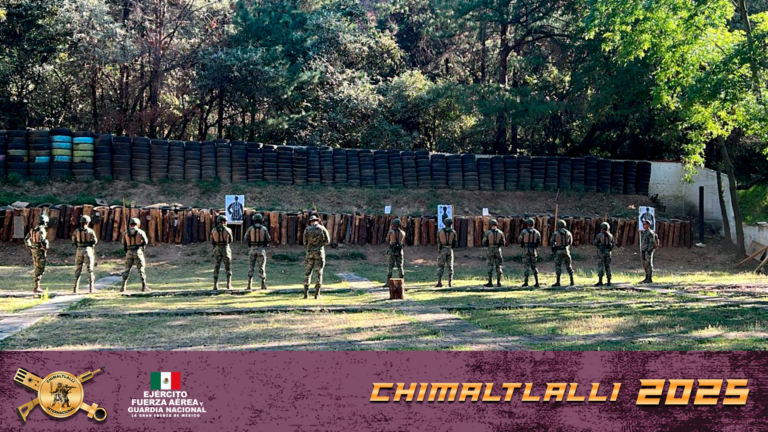 Delegaciones internacionales llegan al Heroico Colegio Militar para la competencia Chimaltlalli 2025