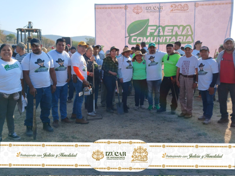 Izúcar de Matamoros impulsa faena comunitaria para un sendero seguro en el libramiento UTIM-ICATEP