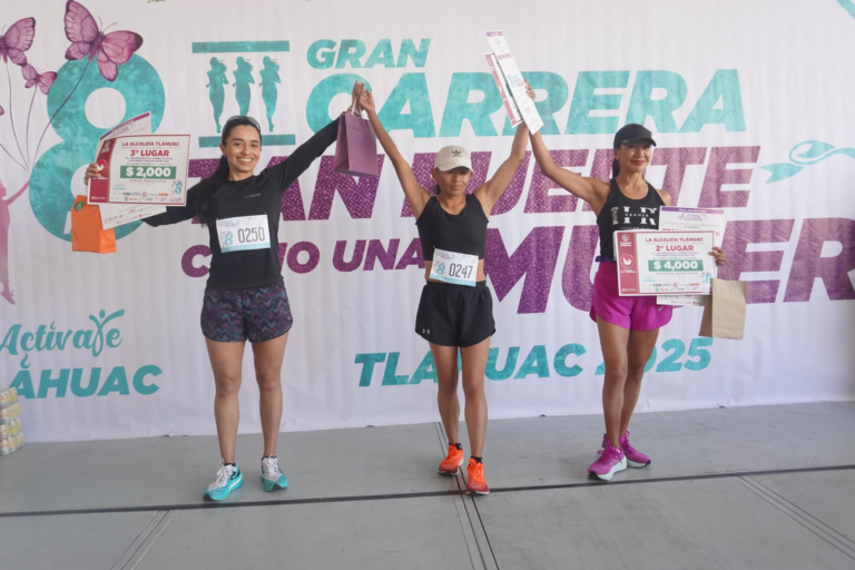 Tláhuac celebra el 8M con la tercera Carrera ‘Tan Fuerte Como Una Mujer’