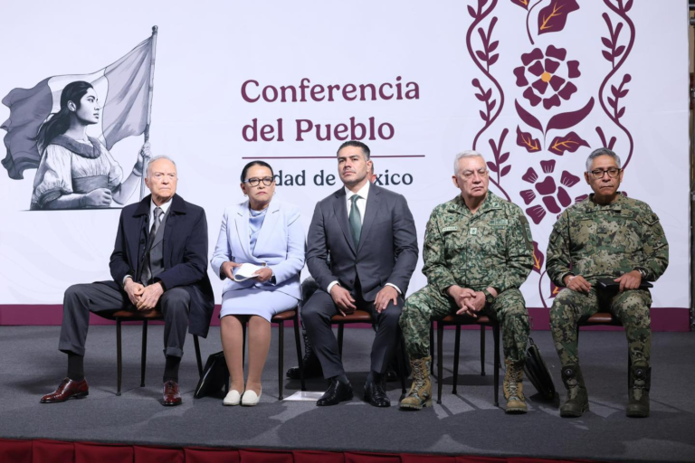 Omar García Harfuch destaca avances en seguridad: más de 14 mil detenidos y 125 toneladas de droga aseguradas