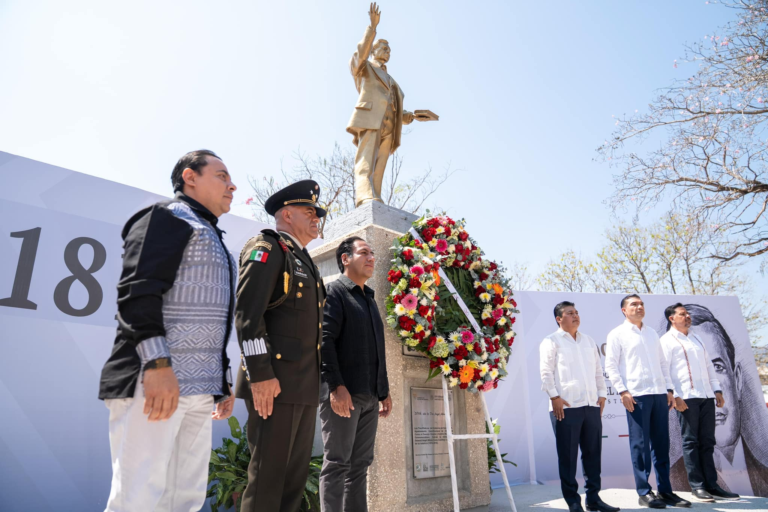 Eduardo Ramírez Aguilar conmemora el 209 aniversario del natalicio de Ángel Albino Corzo