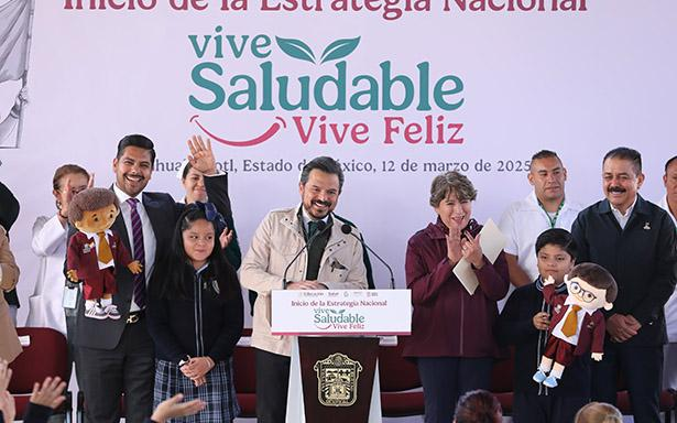 Inicia en el Estado de México la estrategia nacional Vive Saludable, Vive Feliz en más de 7 mil escuelas primarias