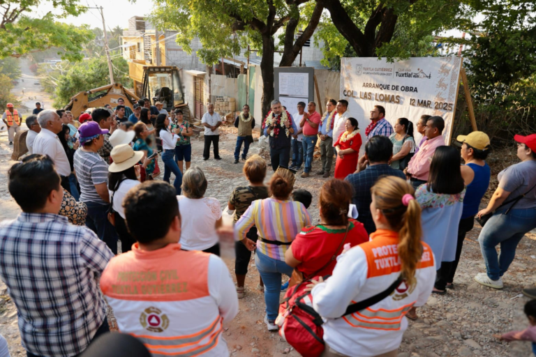 Una pavimentación más del proyecto Calles Felices, en Tuxtla