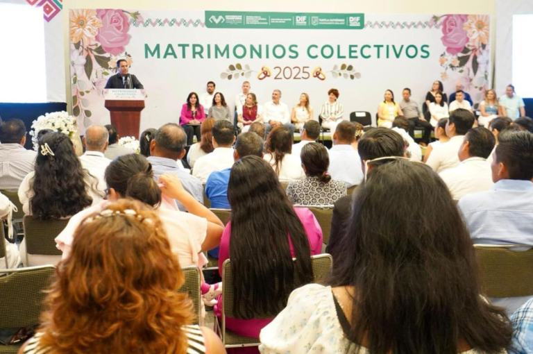 Eduardo Ramírez celebra la unión de 188 parejas en los Matrimonios Colectivos 2025