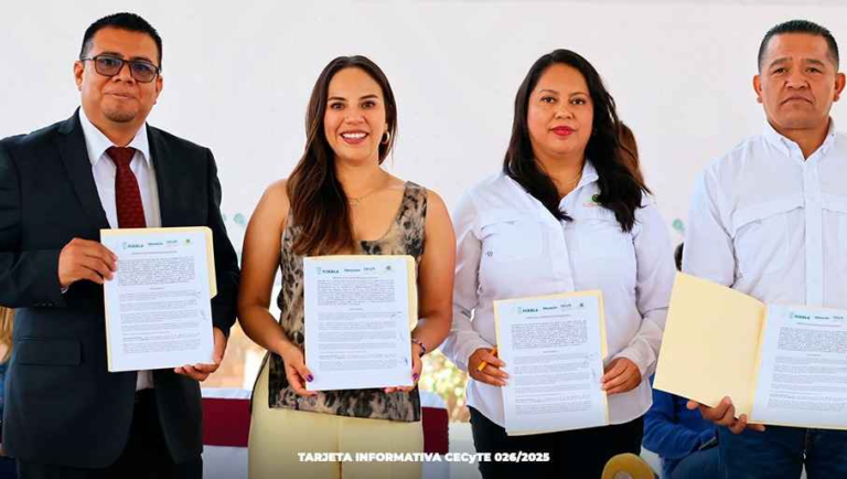 Gobierno de Puebla impulsa la educación dual con convenios entre CECyTE y empresas