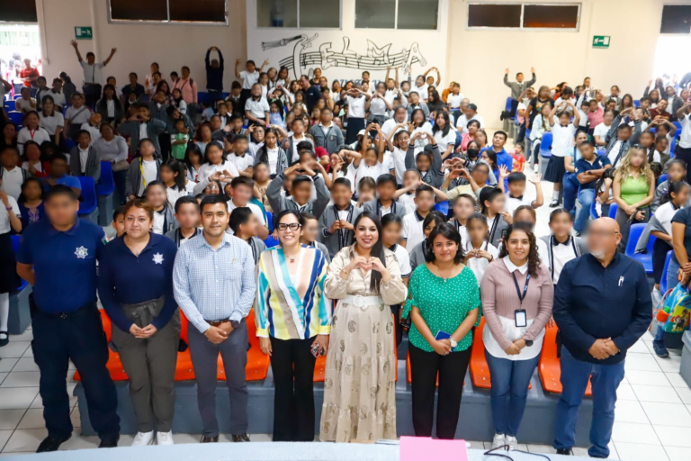 Promueven cultura de seguridad en San Pedro Cholula con conferencia para la infancia