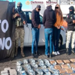 Autoridades aseguran 42 kilos de fentanilo y detienen a tres presuntos integrantes del crimen organizado en Baja California