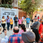 Inicia pavimentación en Las Lajas con el proyecto Calles Felices, en Tuxtla