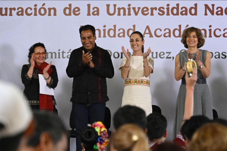 Claudia Sheinbaum inaugura la primera Universidad Nacional Rosario Castellanos fuera de la CDMX, en Comitán