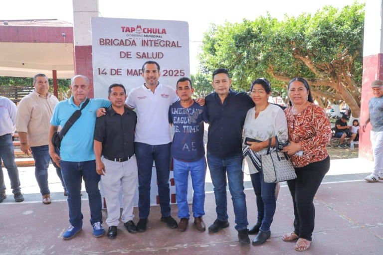 Ayuntamiento de Tapachula lleva Brigada Integral Sanitaria al ejido Felipe Carrillo Puerto