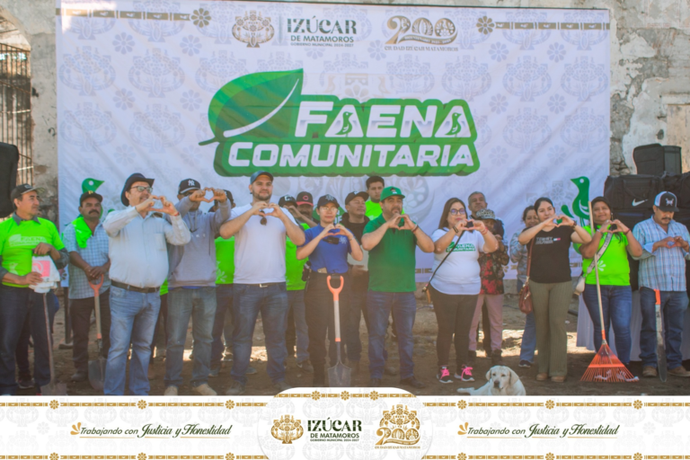 Faena Comunitaria en San Juan Raboso fortalece la participación ciudadana y el impulso al deporte