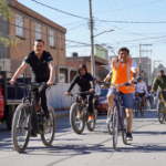 Texmelucan se activa con éxito en la Rodada Ciclista Ciudadana