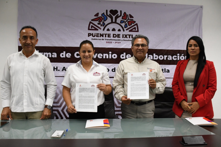 Upemor y Ayuntamiento de Puente de Ixtla firman convenio para fortalecer la formación estudiantil