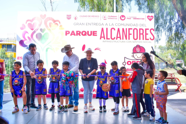 Tláhuac inaugura el renovado Parque Los Alcanfores para el disfrute de la comunidad