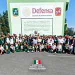 Estudiantes visitan el 80° Batallón de Infantería y conocen las labores del Ejército Mexicano.