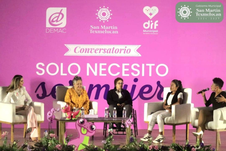 San Martín Texmelucan impulsa el empoderamiento femenino con el conversatorio Solo Necesito Ser Mujer