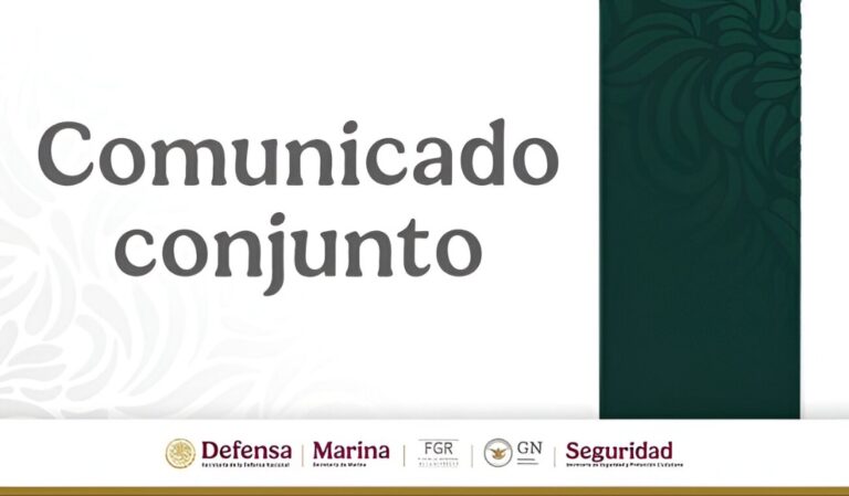 Reporta Gabinete de Seguridad resultados relevantes del 25 al 27 de abril de 2025