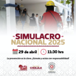 San Pedro Cholula invita a participar en el Simulacro Nacional 2025