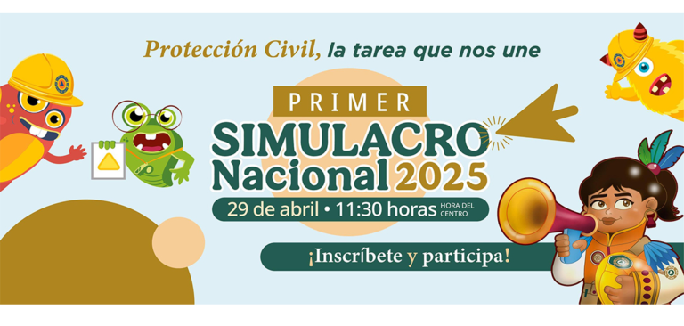 Veracruz se declara listo para participar en el Primer Simulacro Nacional 2025