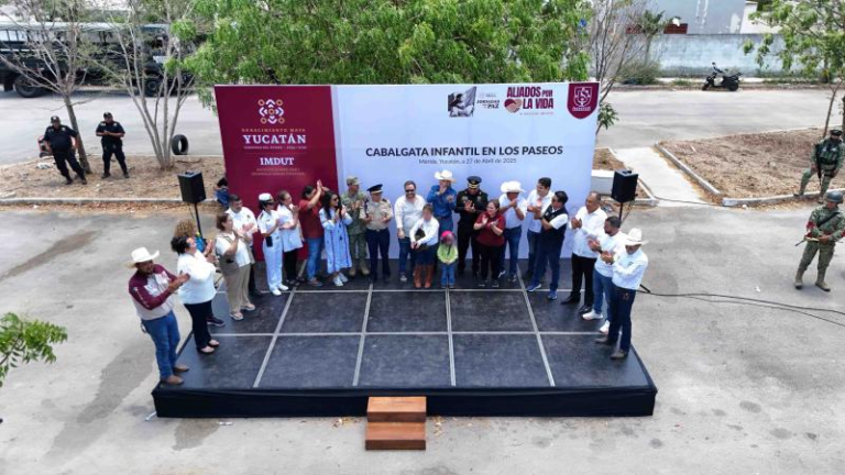 Celebran el Mes de la Niñez en Los Paseos con actividades de convivencia y valores comunitarios
