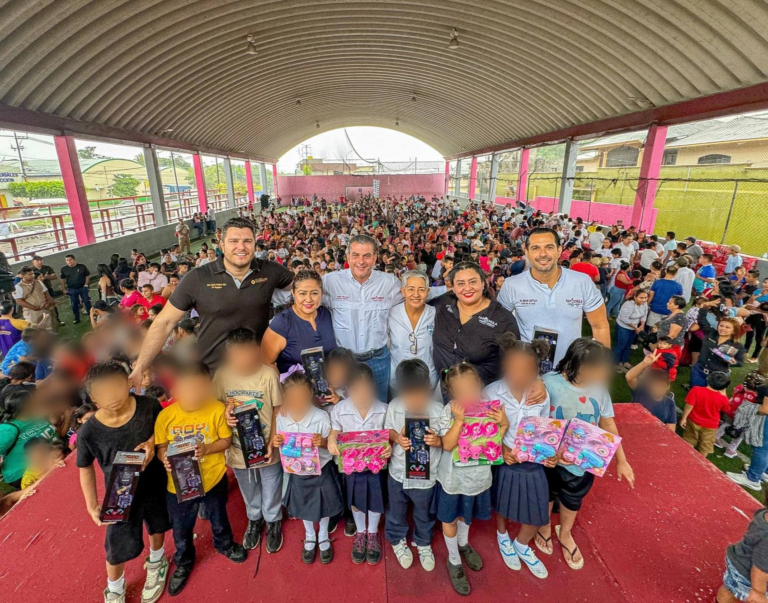 Yamil Melgar celebra con entusiasmo el Día del Niño y la Niña en la colonia 5 de Febrero
