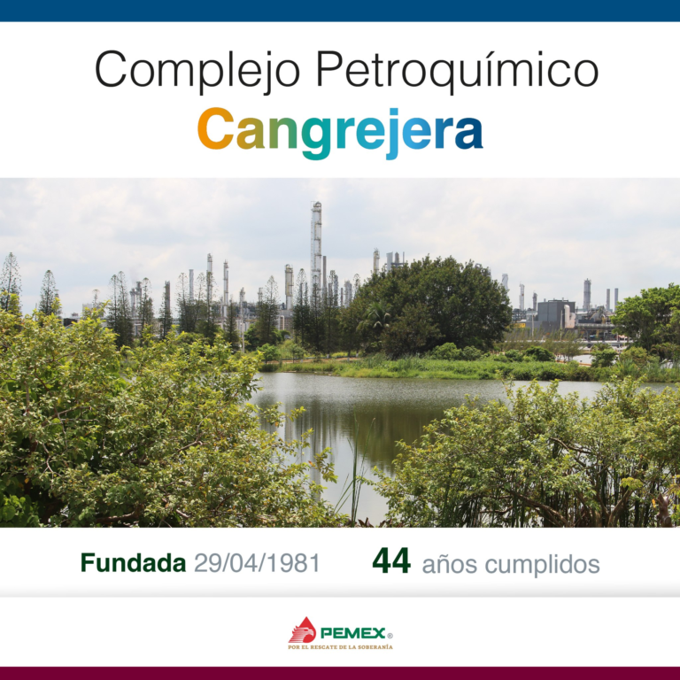 Complejo Petroquímico Cangrejera celebra 44 años impulsando la industria nacional desde Veracruz