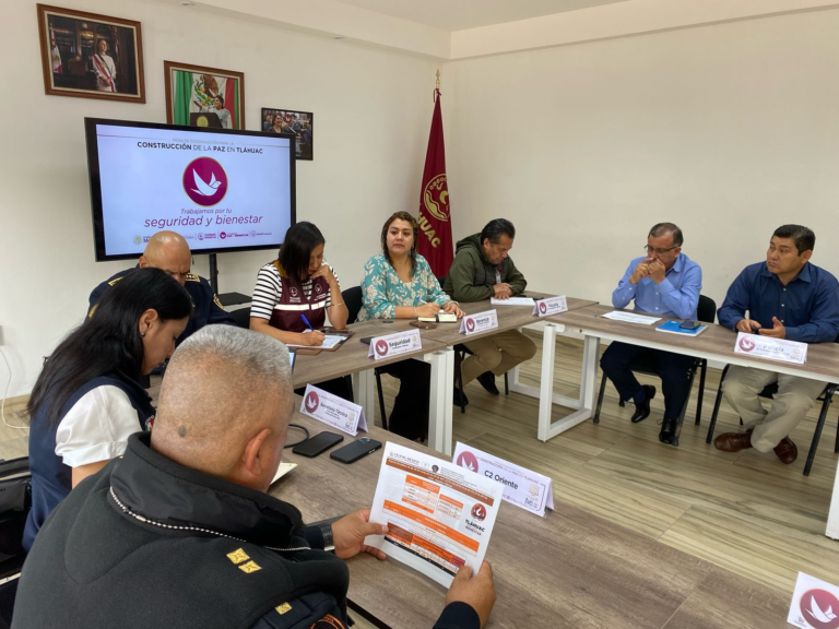 Tláhuac refuerza acciones preventivas por la construcción de paz y seguridad