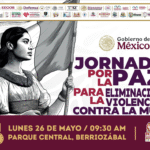 Berriozábal convoca a Jornada por la Paz para eliminar la violencia contra las mujeres