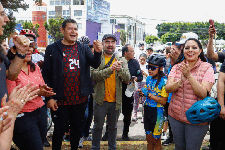 Cholula celebra 10 años de la Vía Recreativa, espacio de convivencia y bienestar familiar