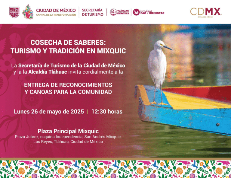 CDMX y Tláhuac reconocen a la comunidad chinampera de Mixquic por su compromiso con las tradiciones
