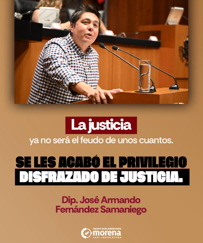 “El nuevo Poder Judicial será del pueblo y para el pueblo”: Dip. Armando Samaniego