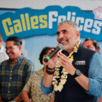 Ángel Torres inaugura pavimentación de la calle Jaspe en Jardines del Pedregal