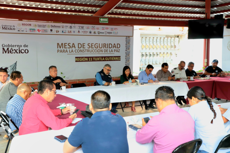 Autoridades refuerzan estrategia de prevención en Mesa de Seguridad de la Región 11