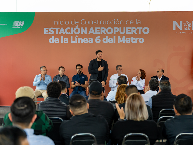 Samuel García da arranque a la Estación Aeropuerto de la Línea 6 del Metro, la más grande de Latinoamérica