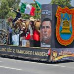 Claudia Sheinbaum encabeza multitudinario Desfile Cívico Militar por el 5 de Mayo en Puebla