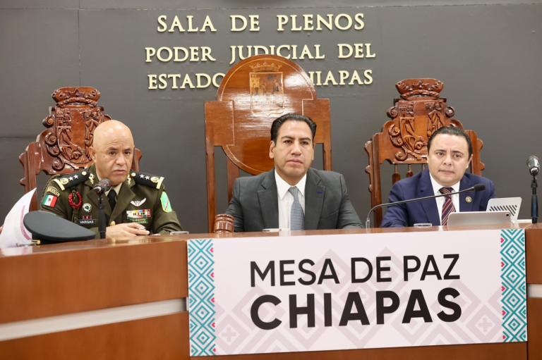 Refrendan compromiso por la paz en Chiapas desde el Poder Judicial